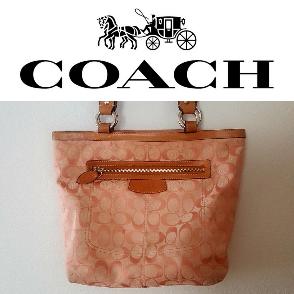 Coach Penelope Signature Canvas Lunch Tote F14693